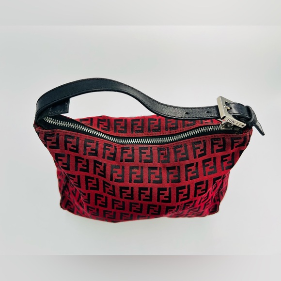 Fendi Zucchino Baguette Top Handle Bag - Picture 2 of 10